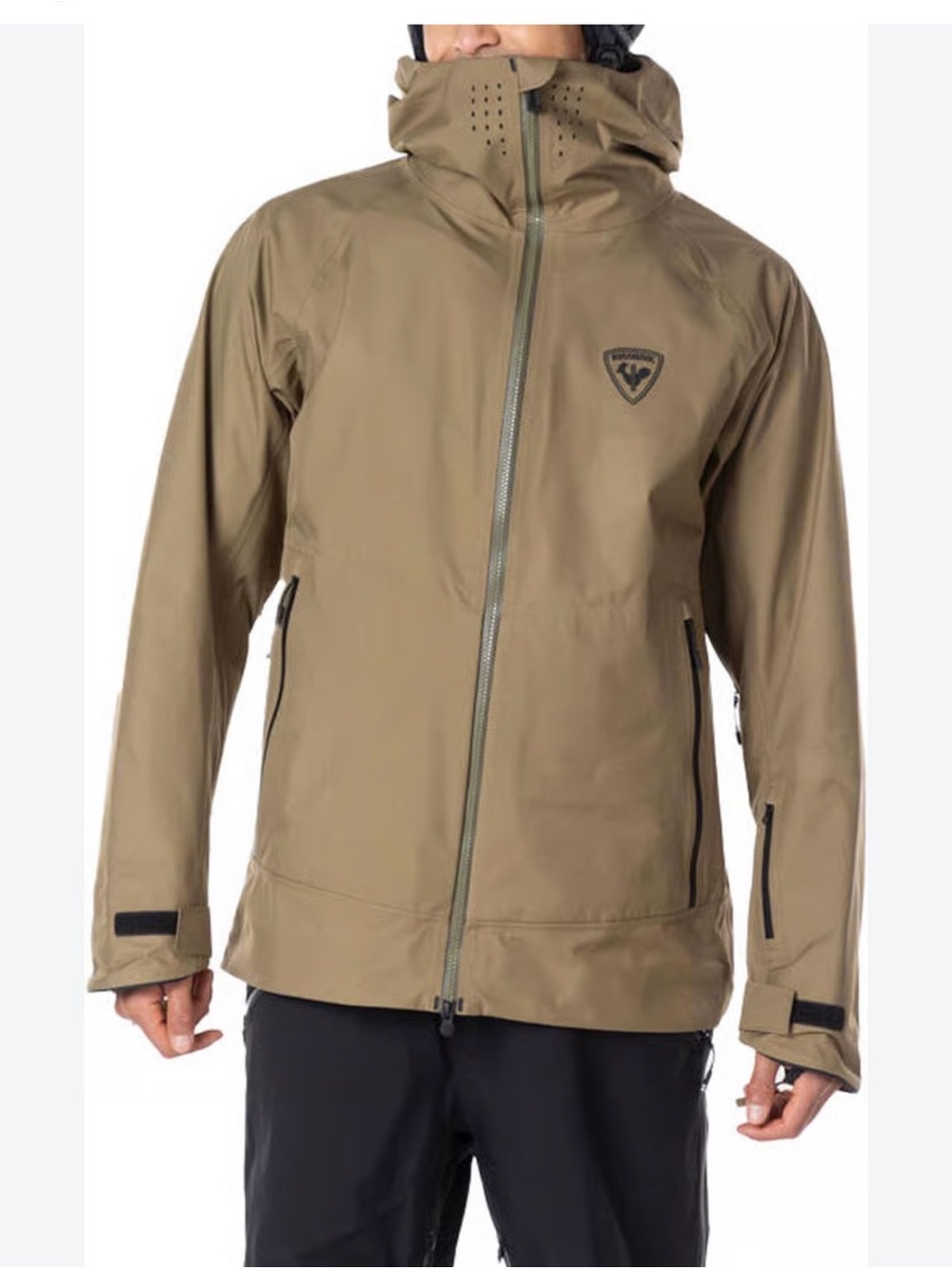 Rossignol Skipper 3 Layer Men's Ski Jacket - Olive/Tan